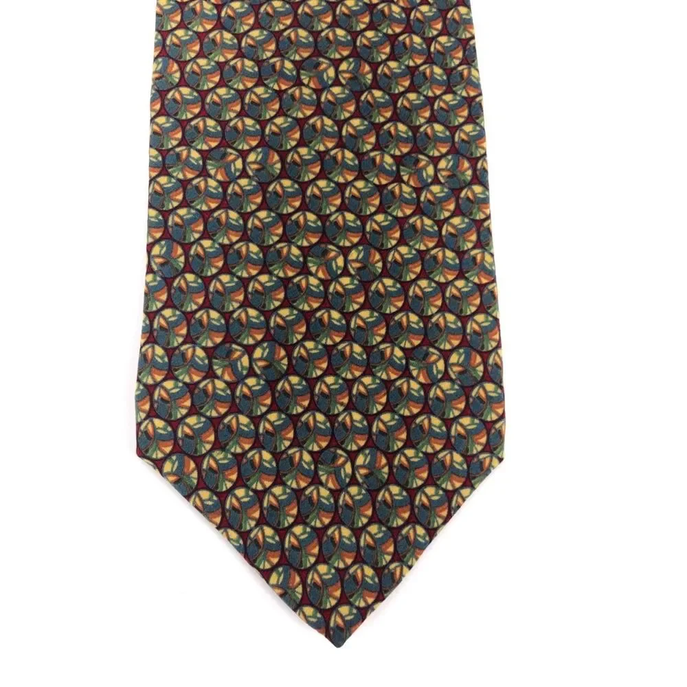 J. Garcia Clockworks Collection Eight All Silk Tie Men's Colorful Necktie 58